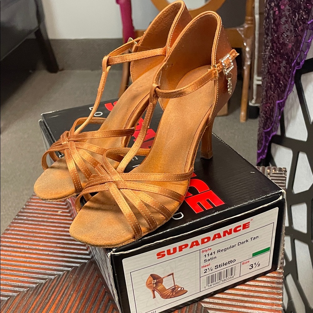 Supadance Latin dance shoes size 3.5 UK